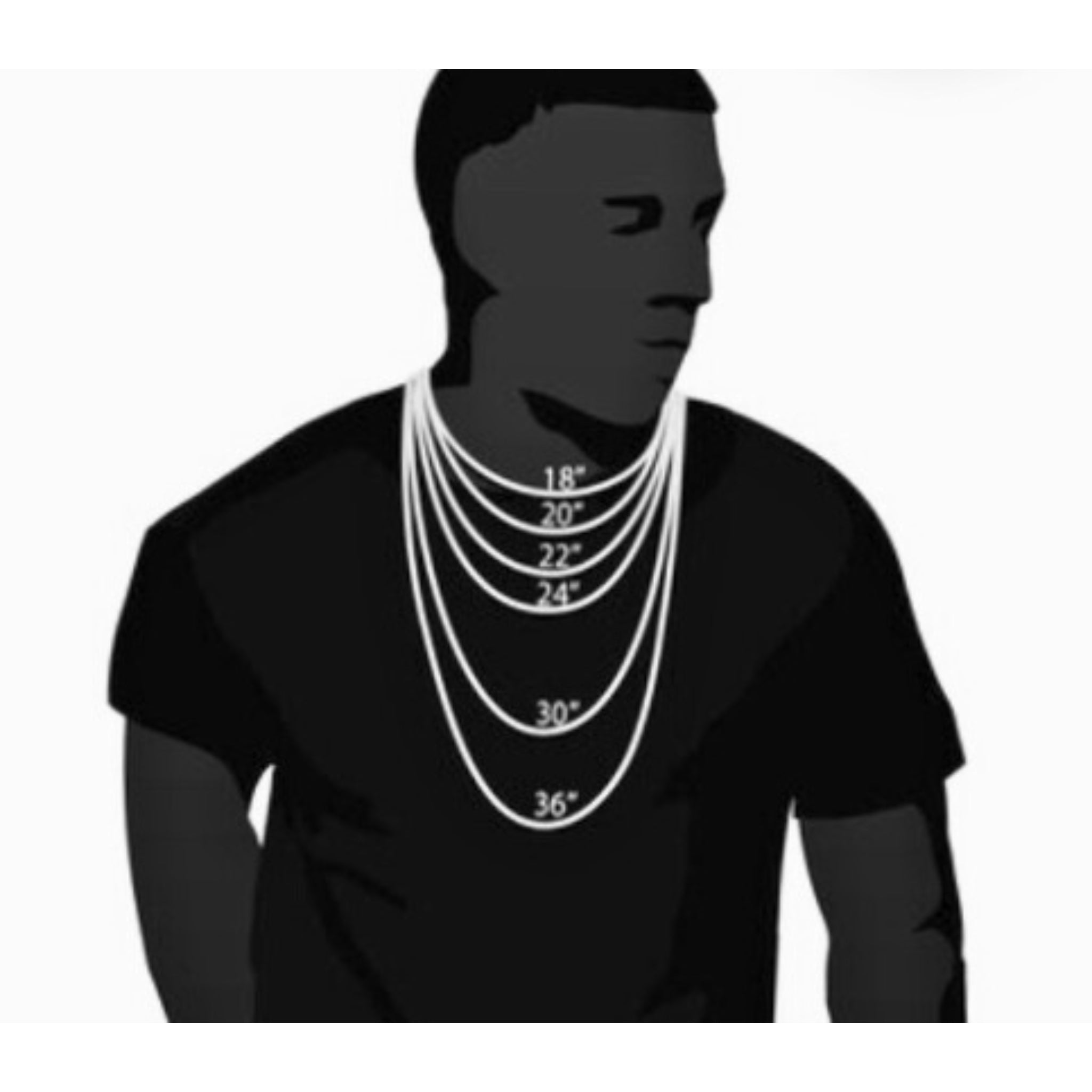 18K Gold Plated Stainless Steel Cuban Curb Link Chain Men’s